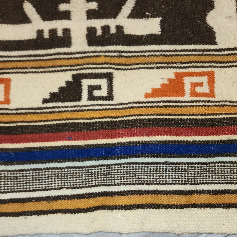 Vintage South American Wall Tapestry - Picture 3 of 9